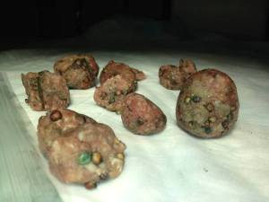 photo of the poisoned meat balls found on Twin Peaks
